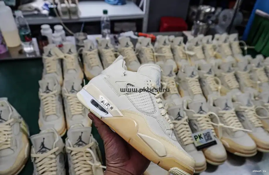 JORDAN SAIL OFF-WHITE TO READY SHIP RETRO MATERIALS RETAIL 4 0602